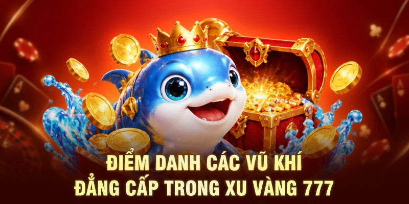Điểm danh các vũ khí đẳng cấp trong Xu Vàng 777